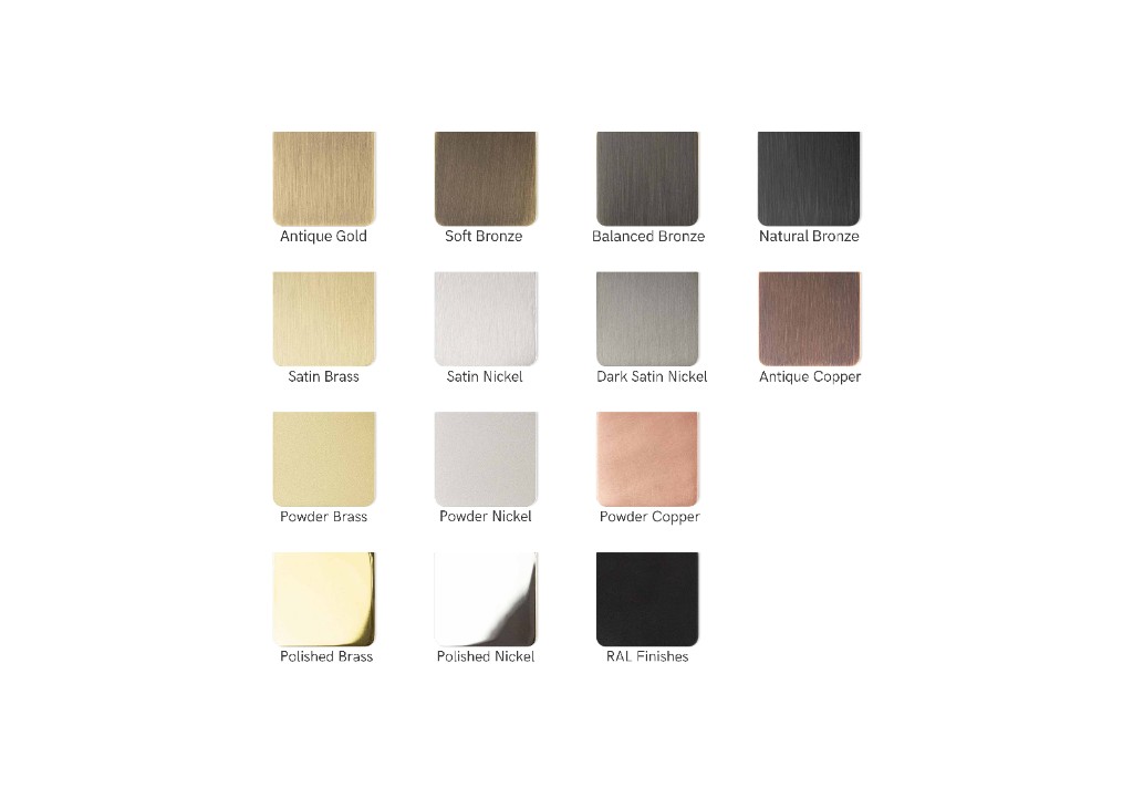 Finishes and patinas
